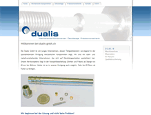 Tablet Screenshot of dualis-gmbh.ch